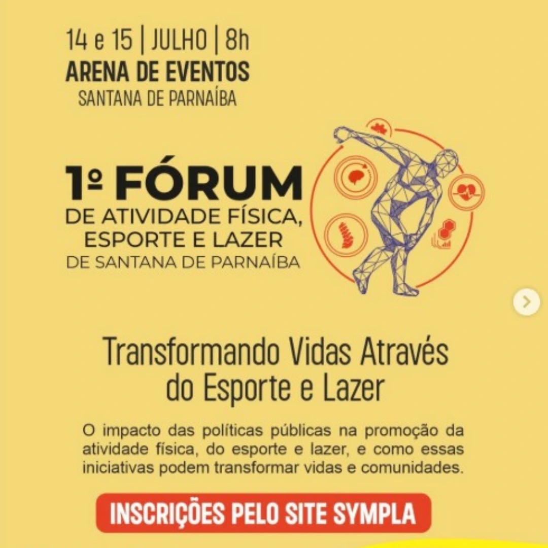 1º Fórum de Atividade Física, Esporte e Lazer de Santana de Parnaíba