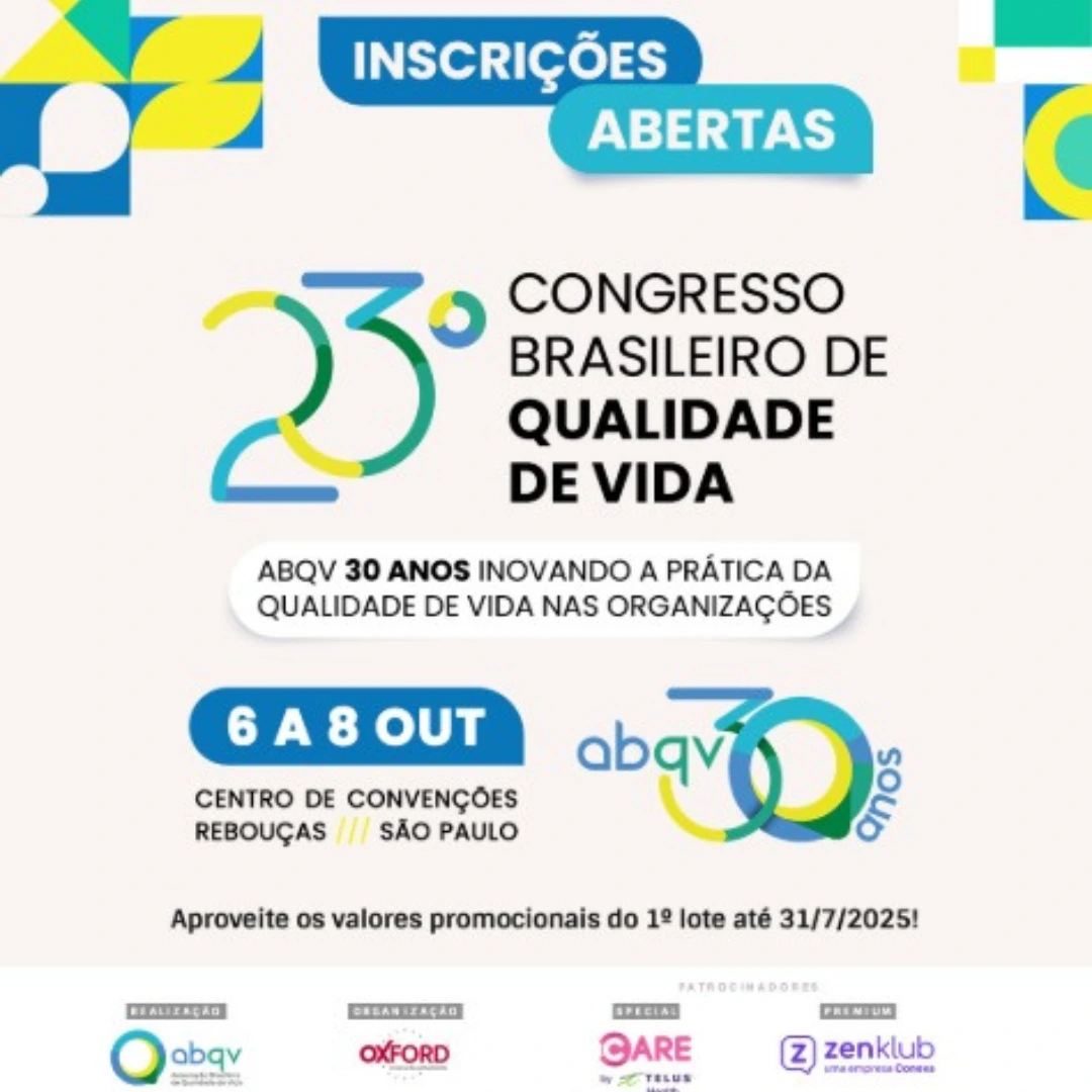 23º Congresso Brasileiro de Qualidade de Vida