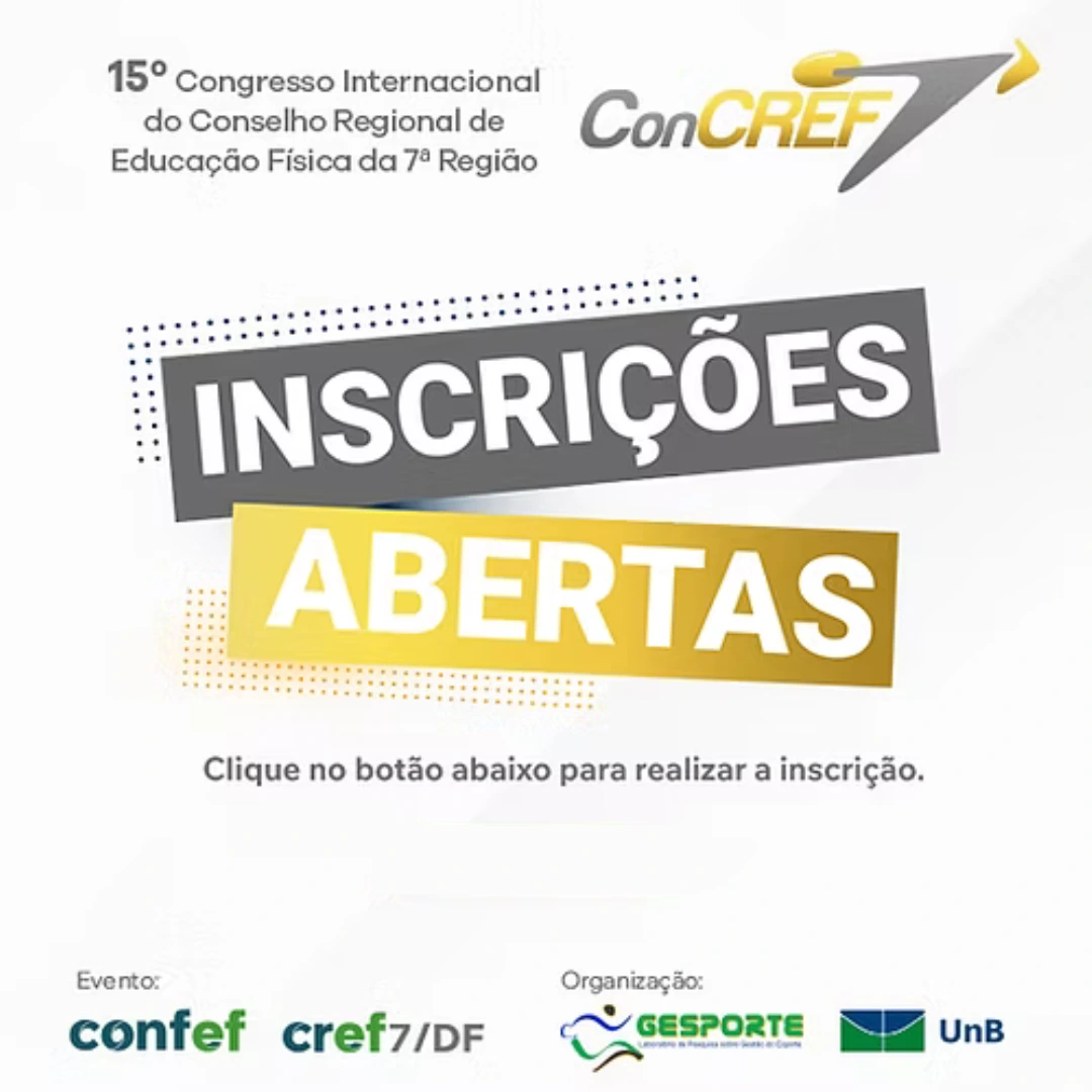 15º Congresso Internacional do Conselho Regional de Educação Física da 7ª Região