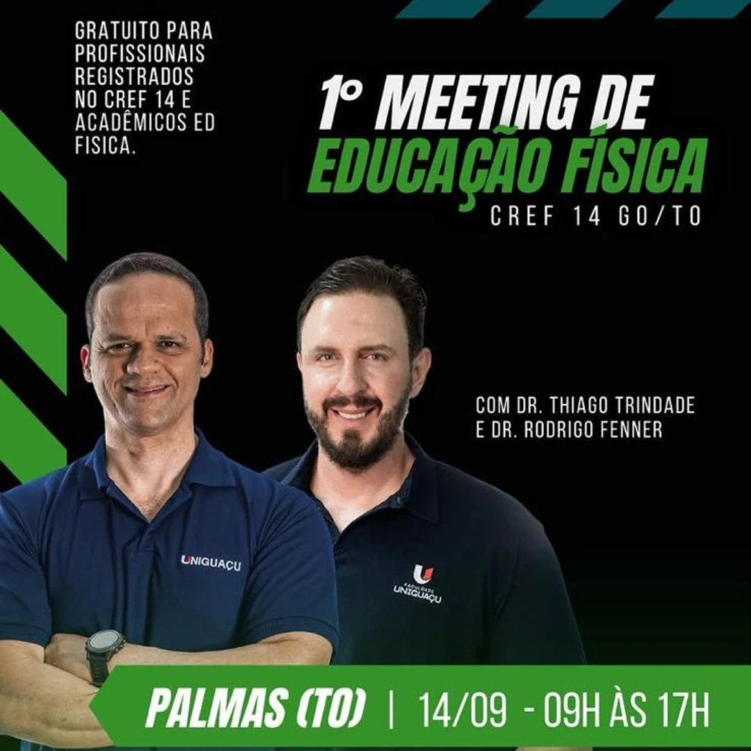 1º Meeting de Educação Física – Cref 14 – GO/TO – Edição Palmas/GO