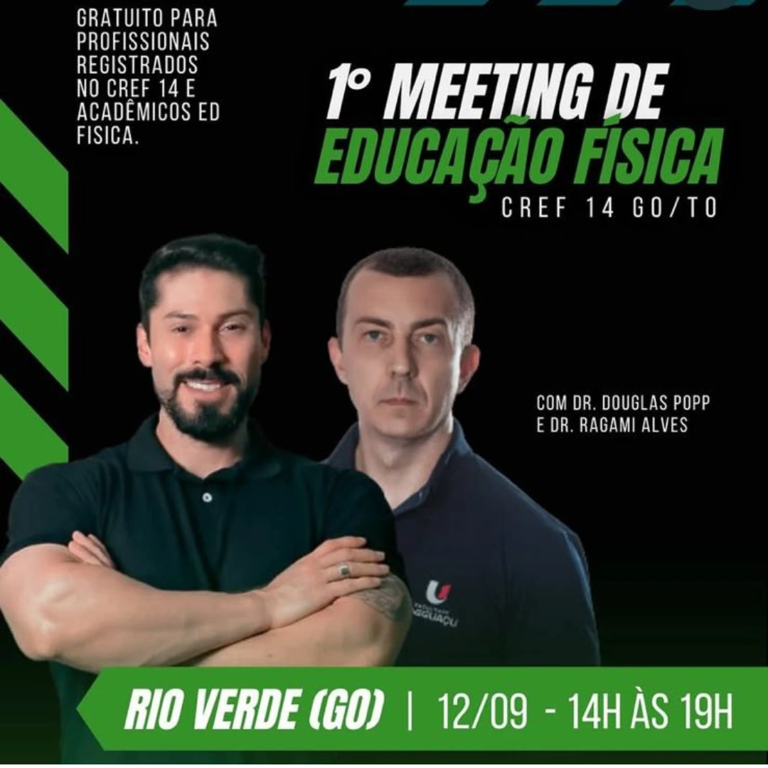 1º Meeting de Educação Física – Cref 14 – GO/TO – Edição Rio Verde/GO