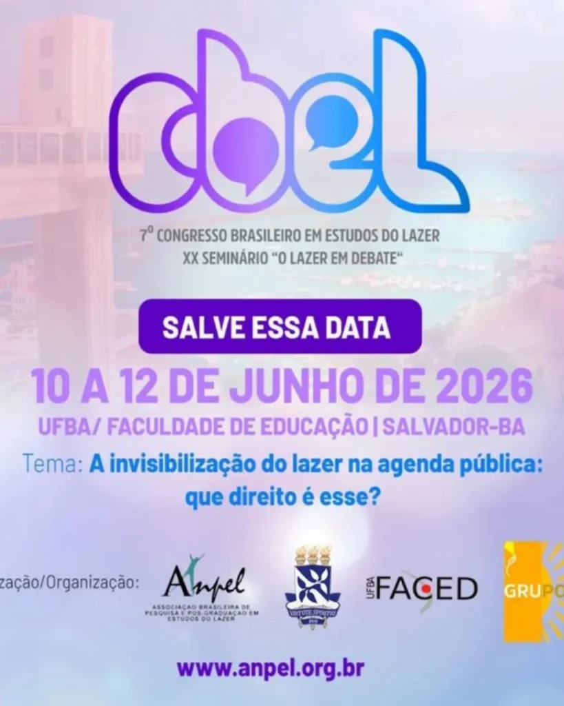 7º Congresso Brasileiro de Estudos do Lazer – CBEL