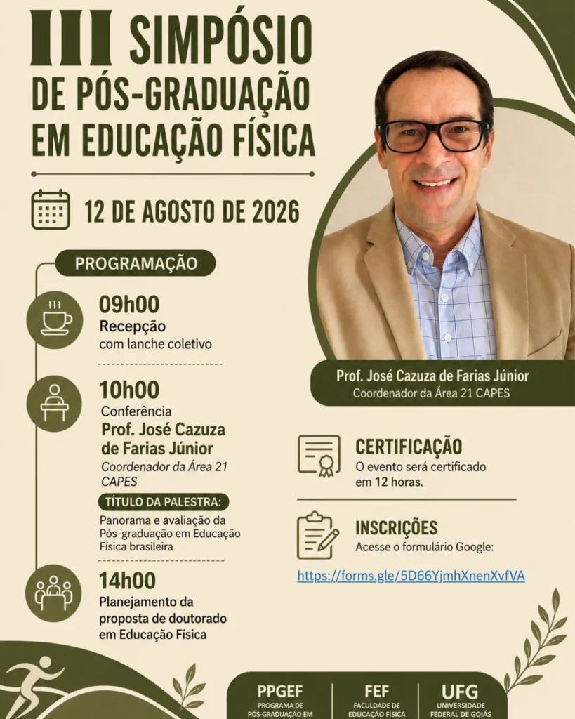 III Simpósio de Pós-Graduação em Educação Física – PPGEFFEFUFG