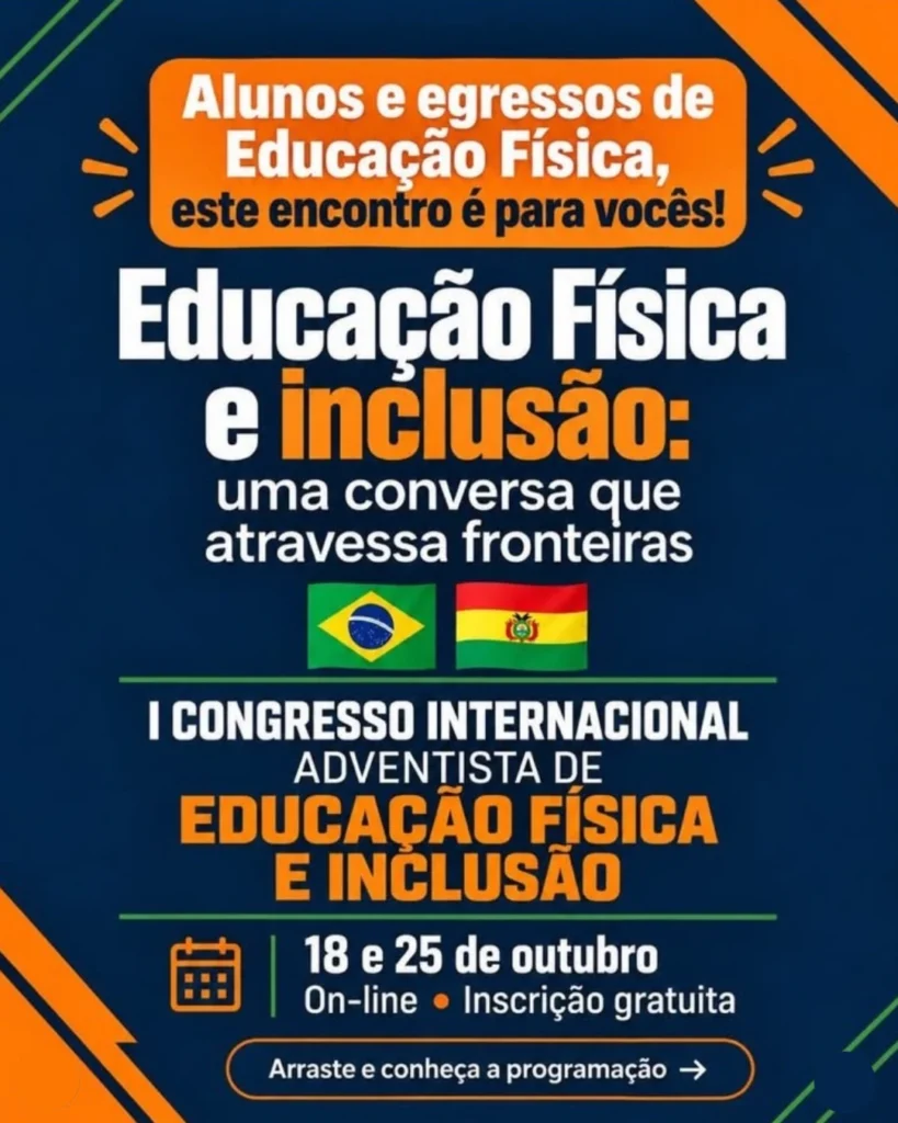 I Congresso Internacional Adventista de Educação Física e Inclusão