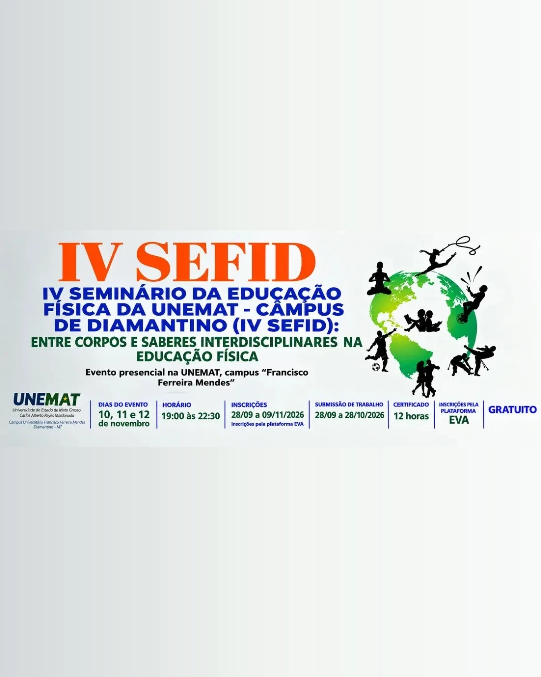 IV Seminário da Educação Física da  UNEMAT