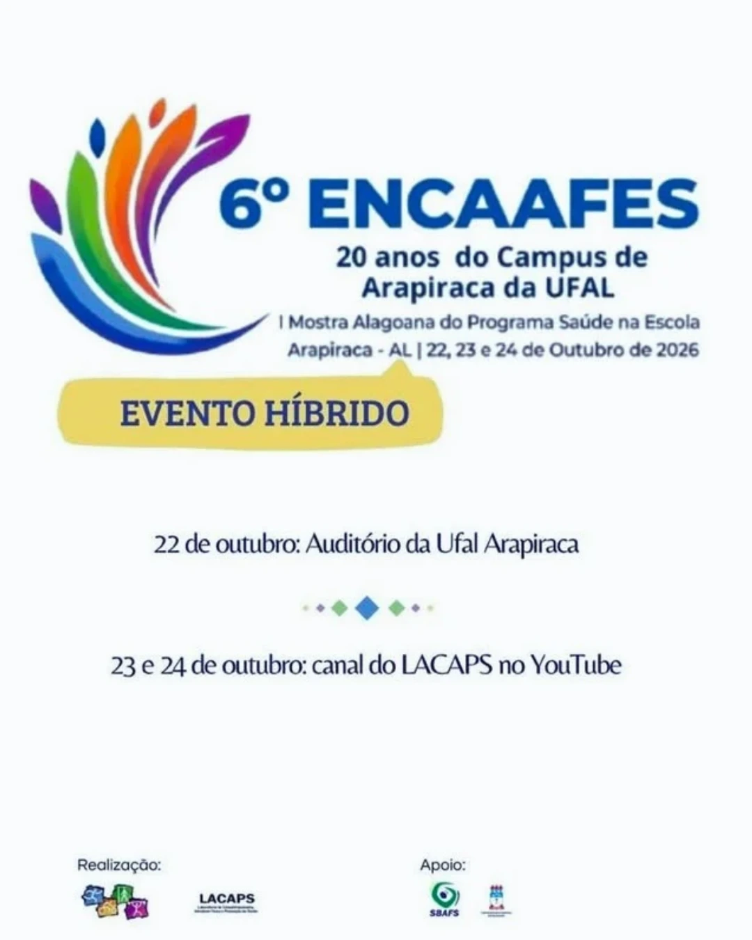VI Encontro Arapiraquense sobre Atividade Física, Esporte e Saúde