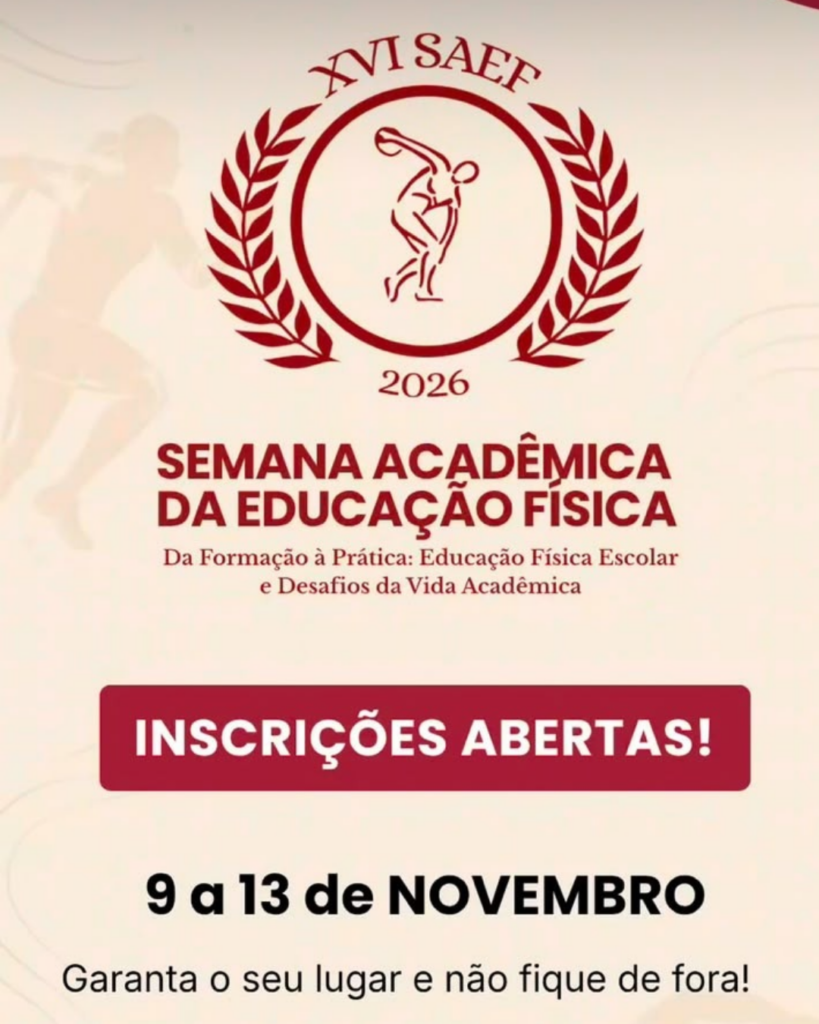 XVI Semana acadêmica da Educação Física 2026